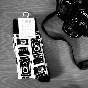 Vintage camera socks